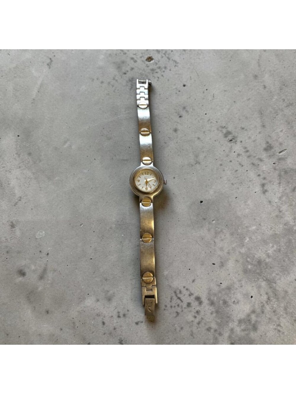 Vintage Ecclissi Sterling Silver Watch 7" Length 44 grams Estate Jewelry READ